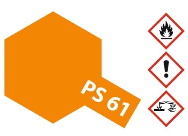 300086061 Lexanfarbe PS-61/Spray Metallic Orange